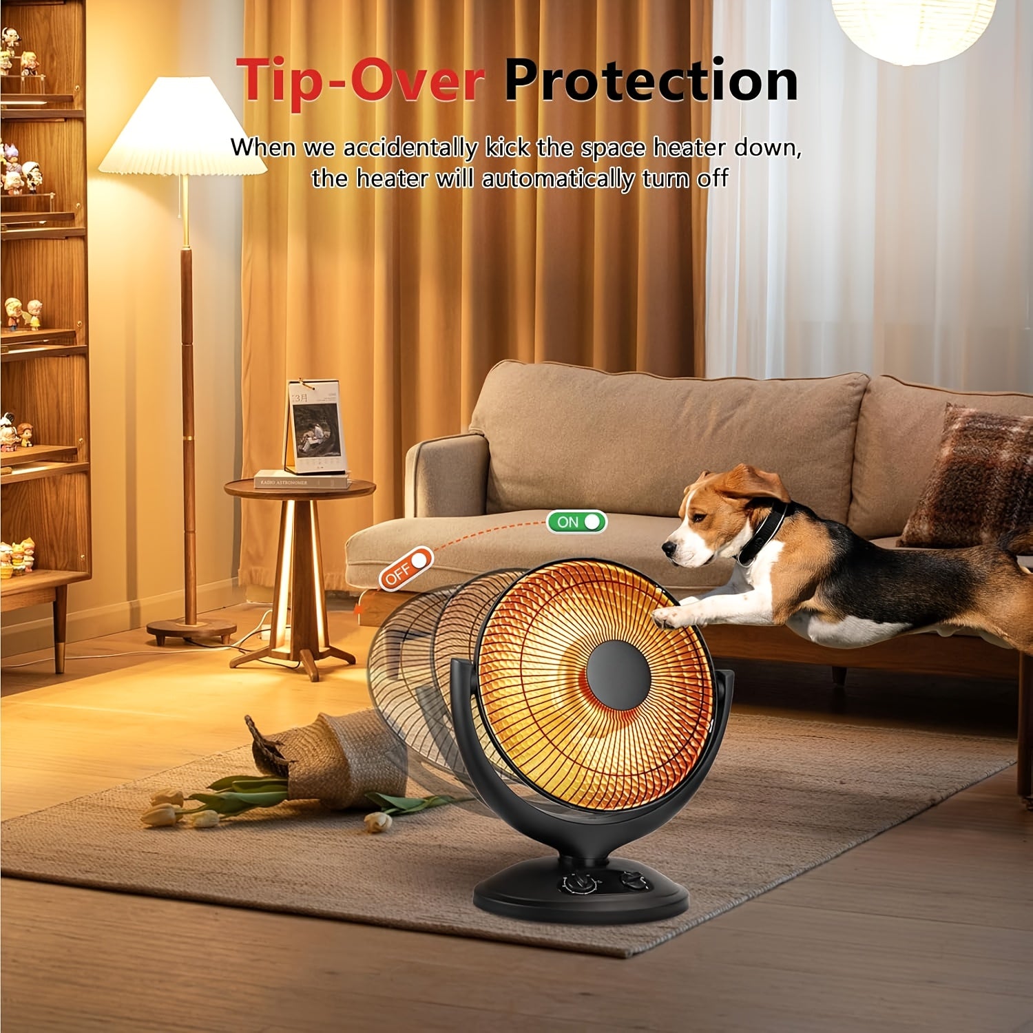 ADR Adjustable Electric Sun Heater - 300W/600W